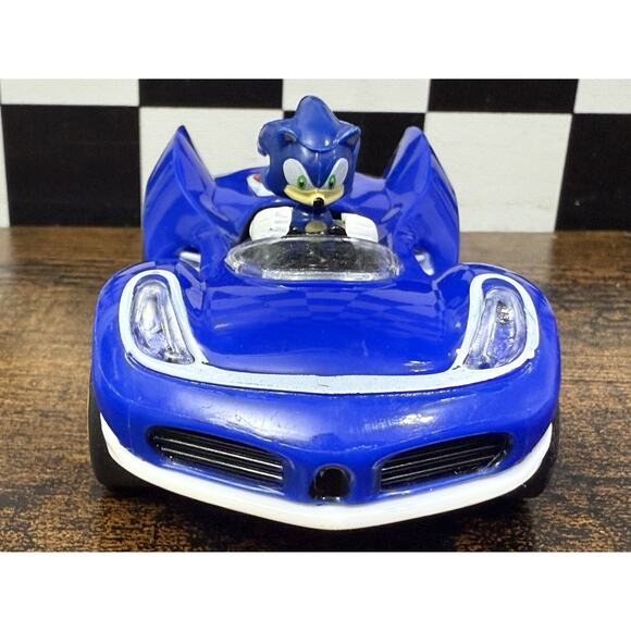 Sonic All Stars Racing Pull Back Action - Sonic - Picture 1 of 7